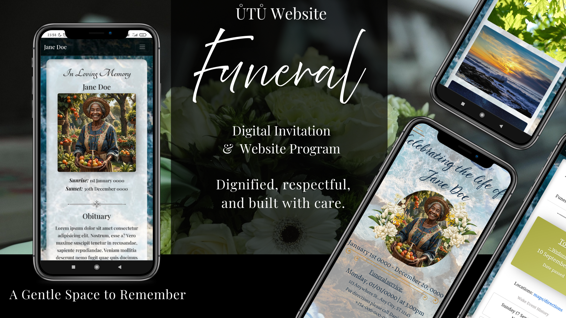 UTU Website Wedding Portfolio